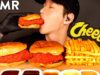ASMR HOT CHEETOS POPEYES CHICKEN SANDWICHES MUKBANG (No Talking) COOKING & EATING SOUNDS