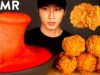 ASMR HOT CHEETOS STRETCHY CHEESE & KFC FRIED CHICKEN MUKBANG (No Talking) COOKING & EATING SOUNDS