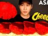 ASMR HOT CHEETOS TONKATSU MUKBANG (No Talking) COOKING & EATING SOUNDS | Zach Choi ASMR