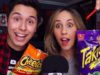 ASMR | Hot Cheetos vs Takis! Who Makes Better Tingles? (ft. LATV)
