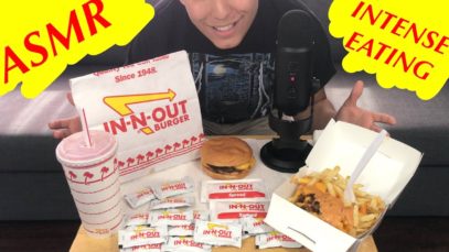ASMR IN-N-OUT BURGER! (Intense Eating & Mouth Sounds!)