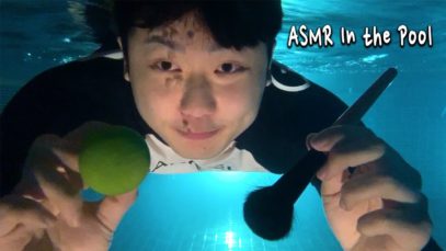 ASMR In The Pool? (Make-up, Brushing, Tapping)