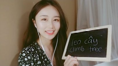 *ASMR* Interesting Vietnamese Words (Soft Spoken) / Chalk Board Sounds / Learn Vietnamese