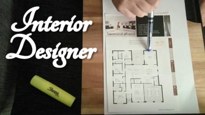 ASMR Interior Designer Role Play (Floor Plan, Pen, Writing, Highlighter)
