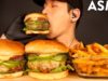 ASMR JALAPENO CHEESEBURGER & CAJUN FRIES MUKBANG (No Talking) COOKING & EATING SOUNDS