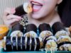 ASMR KIMBAP 김밥 (EATING SOUNDS) No talking | LINH-ASMR
