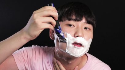 ASMR 면도하는 남자 / Korean Male Shaving ASMR
