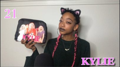 ASMR | Kylie Cosmetics 21 Birthday Collection | Lipstick Swatches |  (Tapping + Mouth Sounds)