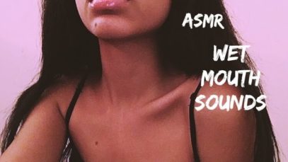 ❤️ ASMR – lipgloss application, wet mouth sounds, & hairbrushing