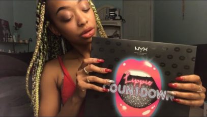 ASMR | LIPPIE COUNTDOWN ? | Tingly Box Tapping | Whispering Colors | PART ONE