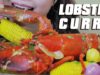 ASMR LOBSTER CURRY , CHEWY MESSY EATING SOUNDS | LINH-ASMR