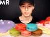 ASMR MACARONS & PANCAKES MUKBANG (No Talking) EATING SOUNDS | Zach Choi ASMR