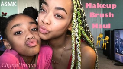 ASMR | Makeup Brush Collection | Mic Brushing | Face Brushing