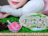 ASMR MAKING LIVE GEODUCK SASHIMI AND RAW SEAGRAPES CRUNCHY EATING SOUNDS | LINH-ASMR