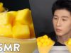 *ASMR* MANGO PANNA COTTA (No Talking) Eating Sounds | Zach Choi ASMR