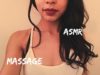ASMR – massage, applying lotion, chewing gum, tapping