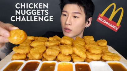 *ASMR* McDonalds 60 CHICKEN NUGGET CHALLENGE (Auzsome Austin’s) No Talking | Zach Choi ASMR