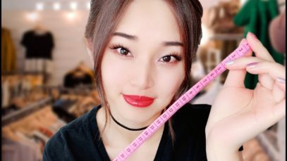 [ASMR] Measuring You At My Clothing Store