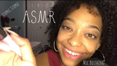 ASMR | Mic Brushing | Lens Brushing | Stippling