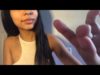 ASMR mic nibbling & touching your face
