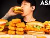 ASMR MOST POPULAR FOOD at WENDY’S (Double Cheeseburger, Nuggets, Spicy Chicken Sandwich, Fries)
