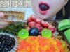 ASMR MOST POPULAR FOOD FOR ASMR(SEAGRAPES JELLY BOBA HONEYCOMB ALOE VERA TAPIOCA PEARL )|LINH-ASMR