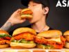 ASMR MOST POPULAR FOOD – FRIED CHICKEN SANDWICHES (KFC, Chick-fil-A, McDonalds, Shake Shack) MUKBANG