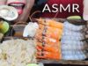 ASMR MOST POPULAR RAW SEAFOOD ON MY CHANNEL PART 04 RAW SHRIMP JELLYFISH MILK OYSTER | LINH-ASMR 먹방