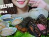 ASMR MOST POPULAR RAW SEAFOOD ON MY CHANNEL PART 08 GEODUCK ,ABALONE,LOBSTER EATING SOUND |LINH-ASMR