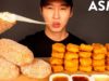 ASMR MOZZARELLA CORN DOGS & CHICKEN NUGGETS MUKBANG (No Talking) EATING SOUNDS | Zach Choi ASMR