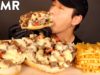 ASMR MUKBANG ASMR PHILLY CHEESESTEAK & FRIES (No Talking) COOKING & EATING SOUNDS