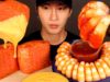 ASMR MUKBANG CHEESY SPAM & SHRIMP COCKTAILS (No Talking) EATING SOUNDS | Zach Choi ASMR