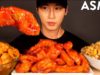 ASMR MUKBANG CHINESE FOOD (Orange Chicken, Garlic Shrimp, Fried Rice) No Talking | Eating Sounds