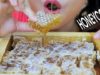ASMR Mukbang eating Korean Raw Honeycomb, soft sticky eating sound 먹방 | LINH-ASMR