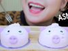 ASMR Mukbang eating Oh my pinky piggy Cake , Soft eating sound 먹방 | LINH-ASMR