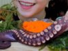 ASMR Mukbang Giant octopus tentacles and tobiko eggs,seagrapes,gulping eating sounds| LINH-ASMR
