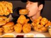 ASMR MUKBANG KFC FRIED CHICKEN & CHICKEN SANDWICHES & POPCORN CHICKEN & MAC N CHEESE (No Talking)