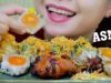 ASMR Mukbang Salted duck egg wrapped in sticky rice , Chewy eating sounds +食べる,咀嚼音,먹방이팅 LINH-ASMR