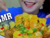 ASMR Mukbang Seafood in Salted Egg sauce (Slipper lobster and mussel) chewy eating sounds| LINH-ASMR