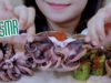 ASMR Mukbang undulated surf clam and octopus,eating sounds,gulp,사운드,bj,+食べる,咀嚼音,먹방이팅|LINH-ASMR