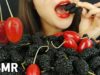 ASMR MULBERRY FRUIT SILVERBERRY 오디(뽕나무)와보리수열매 (EATING SOUNDS)MUKBANG REAL SOUNDS