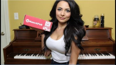 ASMR Munchpak Unboxing and Tasting (Eating Sounds, Crinkly Sounds, Soft Spoken)
