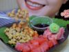 ASMR NATTO WITH RAW TUNA , SOFT EATING SOUNDS | LINH-ASMR
