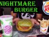 [ASMR] NEW Nightmare Burger! (Burger King Eating Sounds)