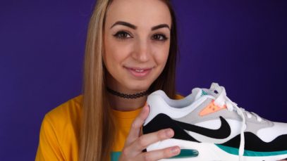 ASMR New Sneakers Tapping//Scratching//Whispering