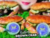 ASMR NORTHERLY SEA BASIN BROWN CRAB EATING SOUNDS | LINH-ASMR