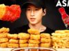 ASMR NUCLEAR FIRE NUGGETS & FRIES MUKBANG (EATING SOUNDS) | Zach Choi ASMR