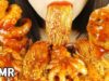 ASMR NUCLEAR FIRE SAUCE OCTOPUS, ENOKI MUSHROOM, DUMPLING(EATING SOUNDS) MUKBANG
