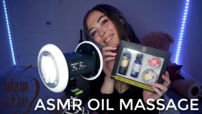 |ASMR| OILY EAR MASSAGE *Sponsored by Adam and Eve*