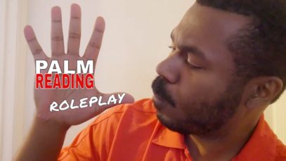ASMR Palm Reading Roleplay | ASMR Palm Rubbing with Soft Spoken Words & Hand Sounds